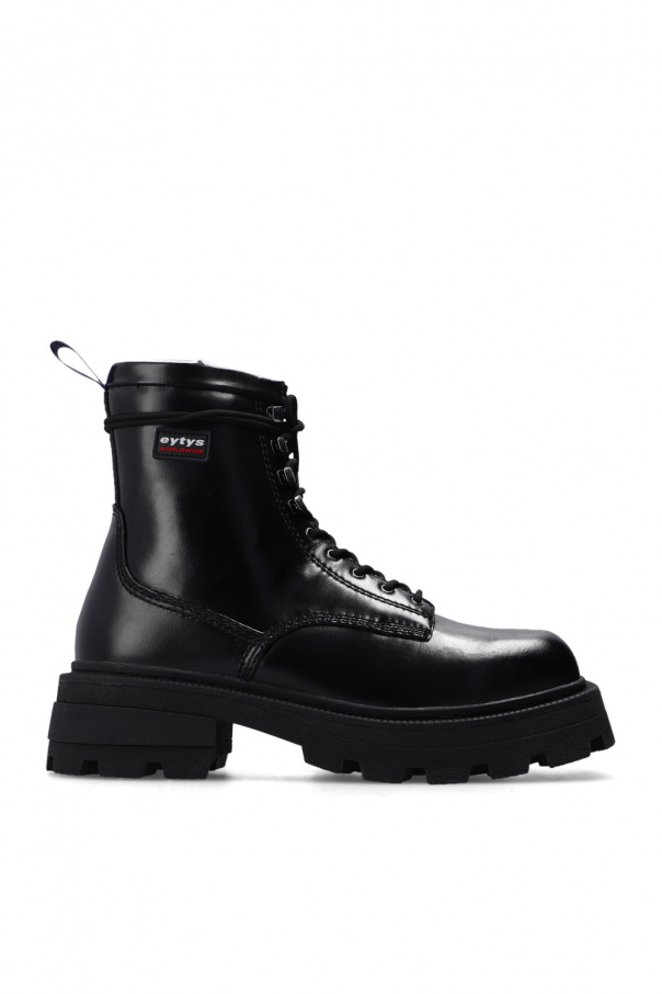 SchaferandweinerShops AG - 'Michigan' leather ankle boots Eytys - vans bmx  sk8 hi shoes black grey white